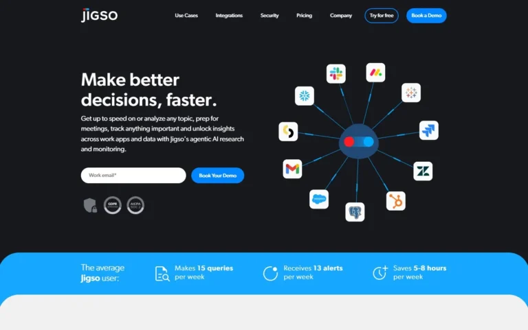 Jigso AI website